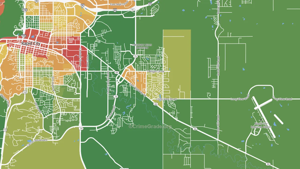 57703, SD Map of Drug-Related Crime Rates
