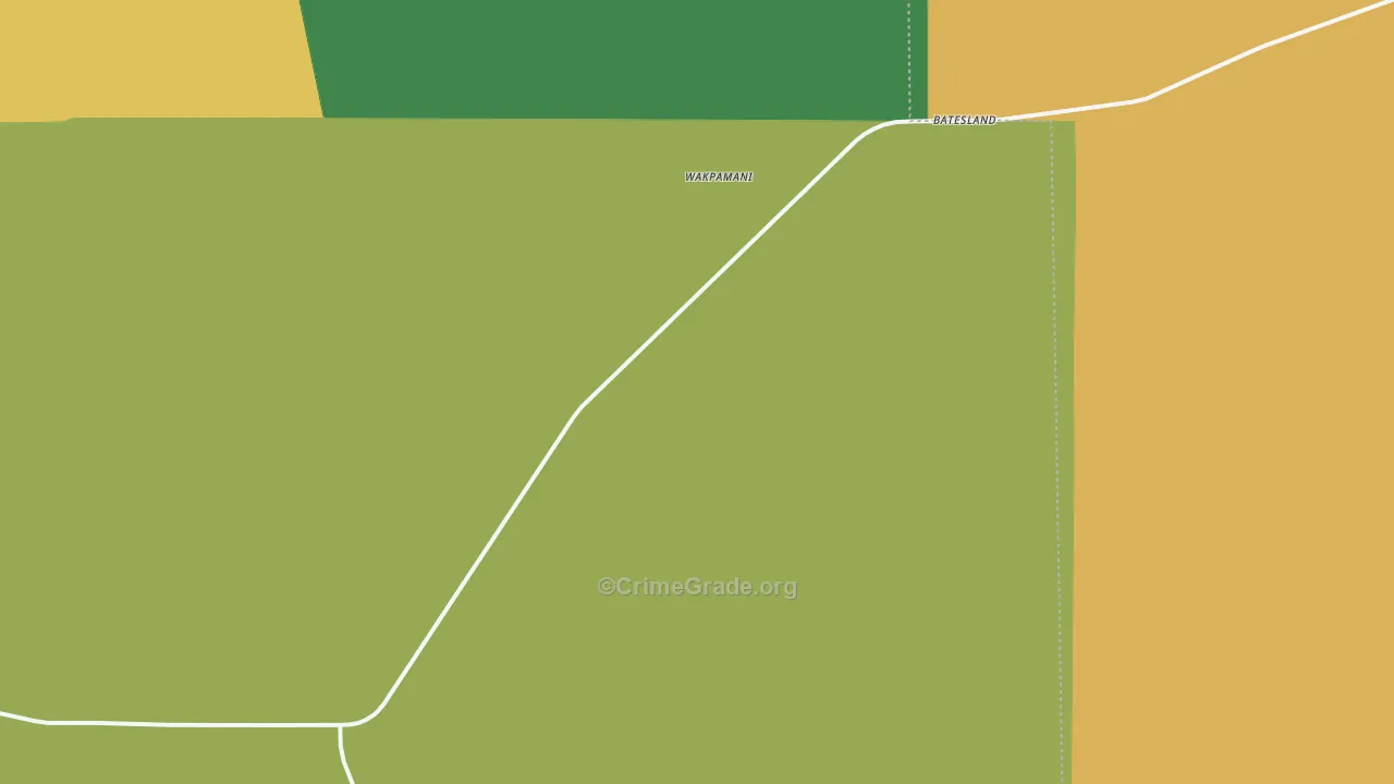 57716, SD Map of Drug-Related Crime Rates