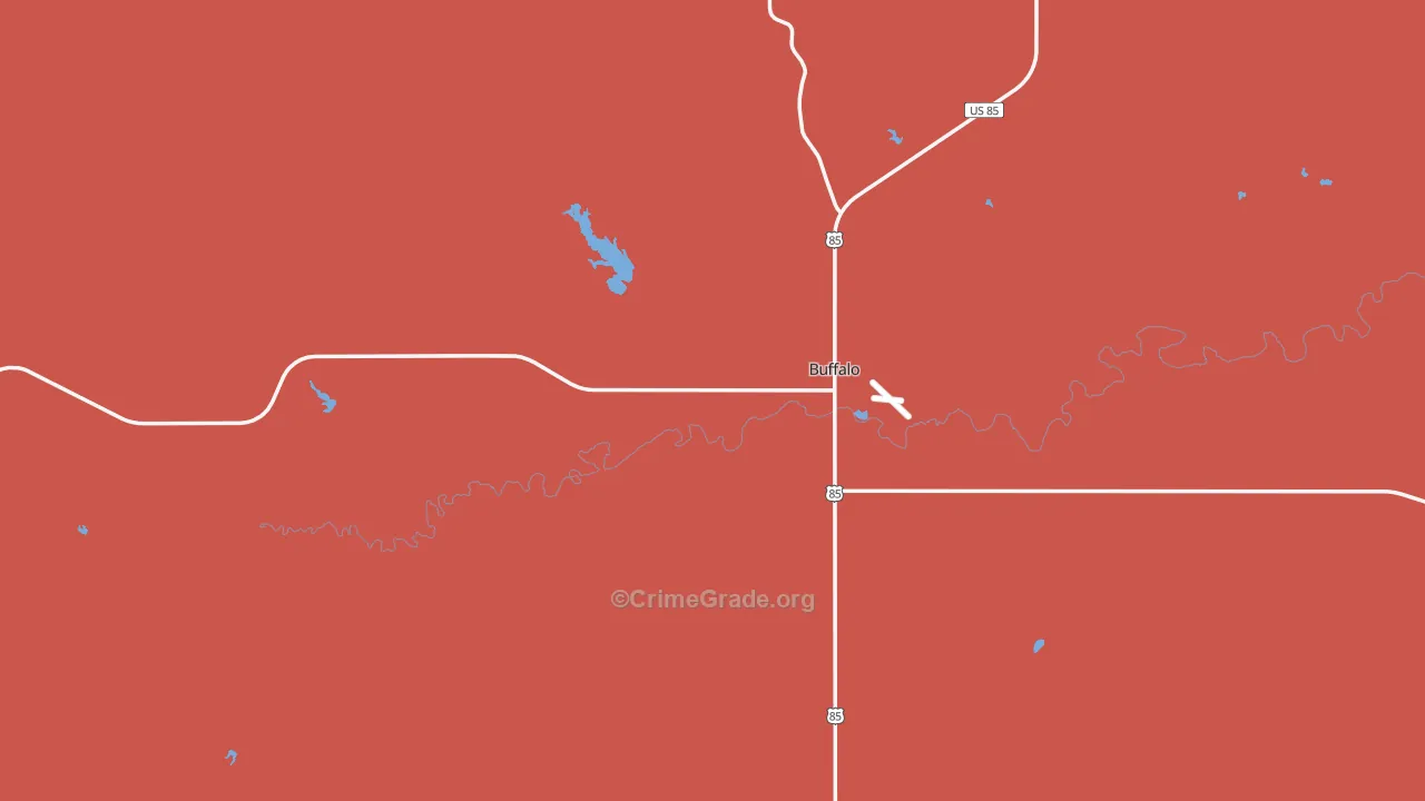 57720, SD Map of Drug-Related Crime Rates