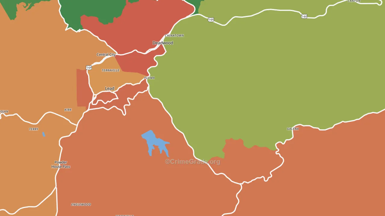 57732, SD Map of Drug-Related Crime Rates
