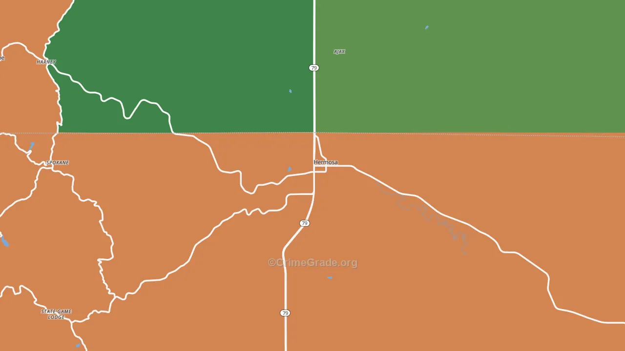 57744, SD Map of Drug-Related Crime Rates