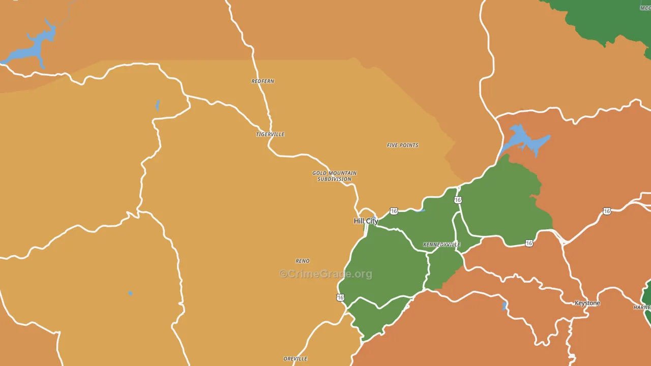 57745, SD Map of Drug-Related Crime Rates