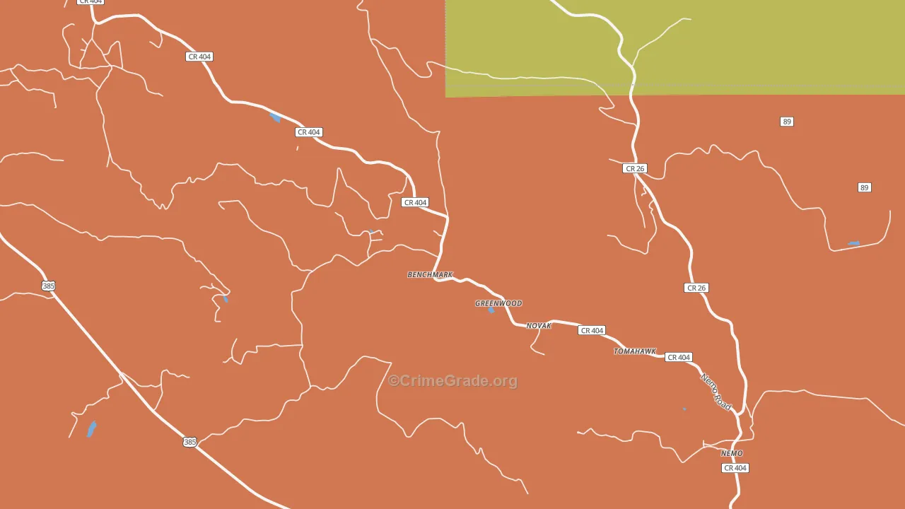 57759, SD Map of Drug-Related Crime Rates