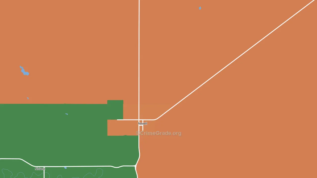 57760, SD Map of Drug-Related Crime Rates