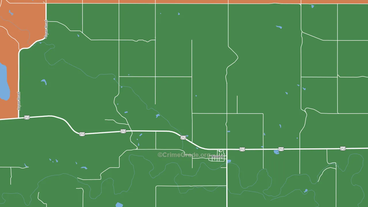 57762, SD Map of Drug-Related Crime Rates