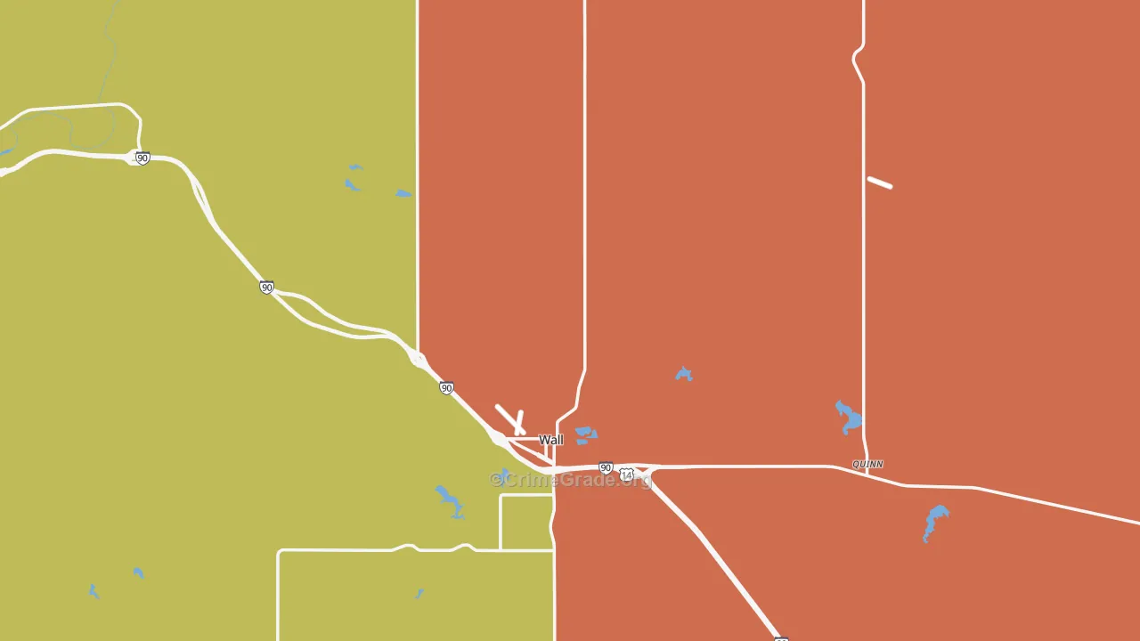 57790, SD Map of Drug-Related Crime Rates