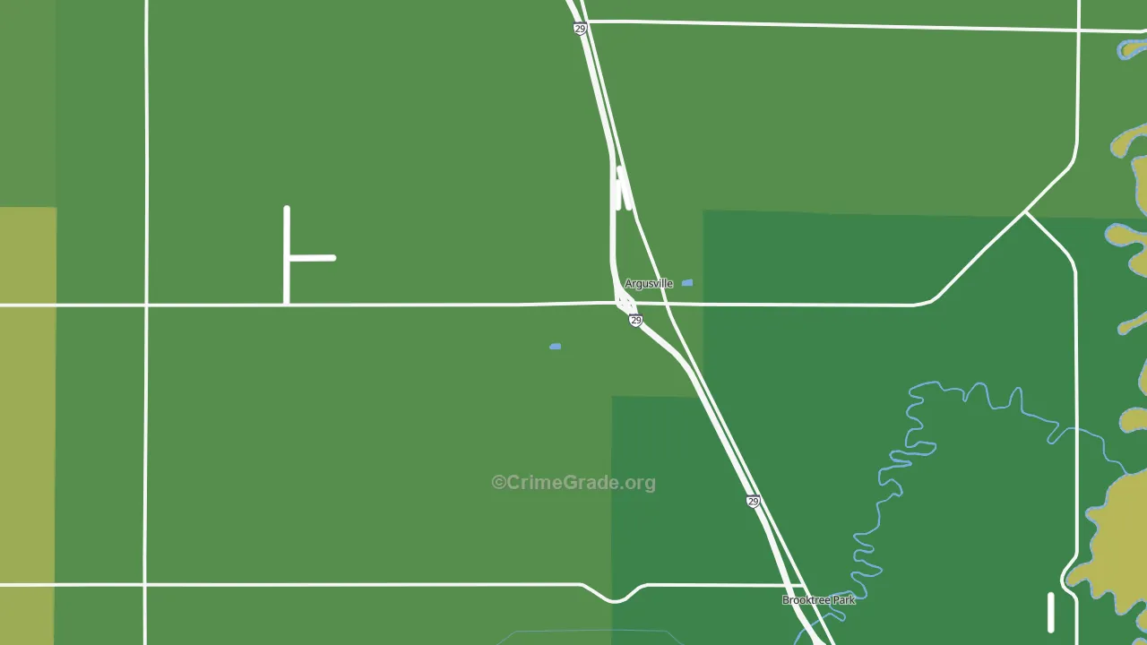 58005, ND Map of Drug-Related Crime Rates