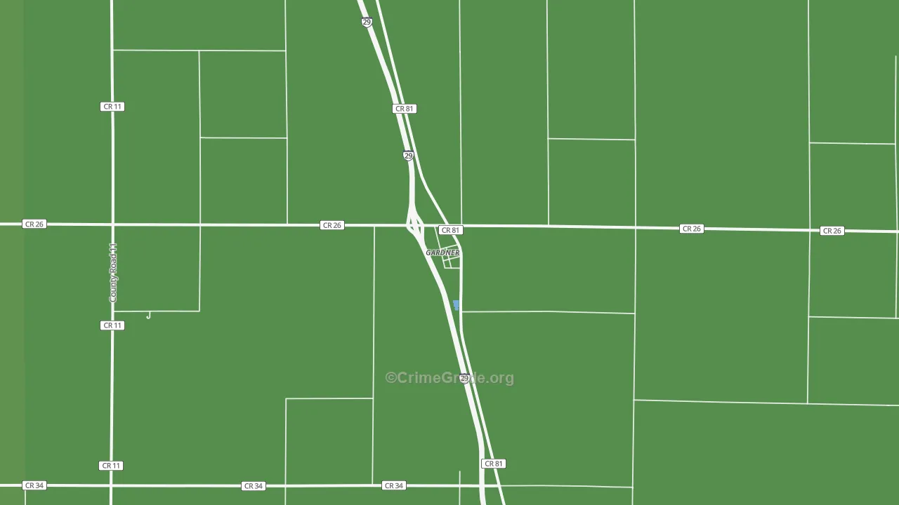 58036, ND Map of Drug-Related Crime Rates