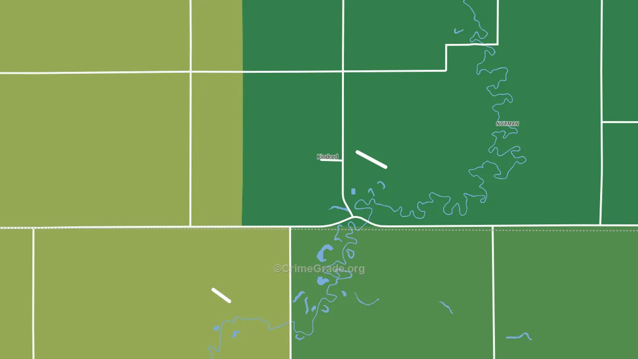 58051, ND Map of Drug-Related Crime Rates