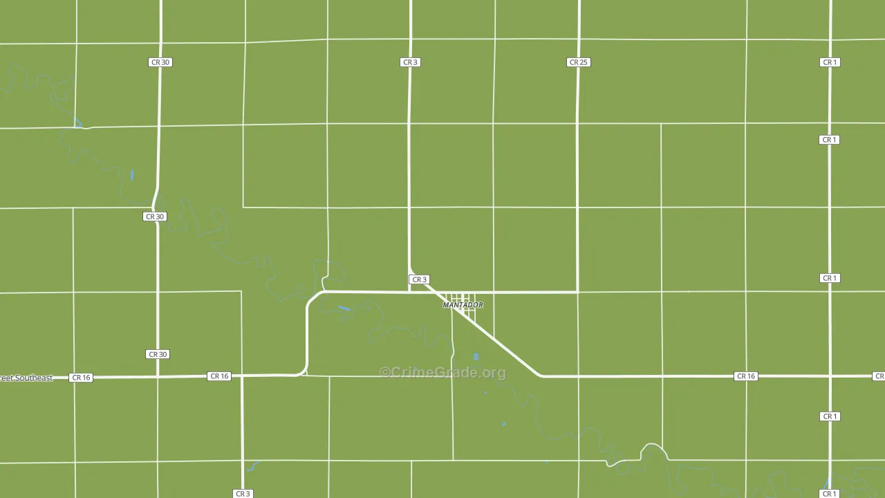 58058, ND Map of Drug-Related Crime Rates