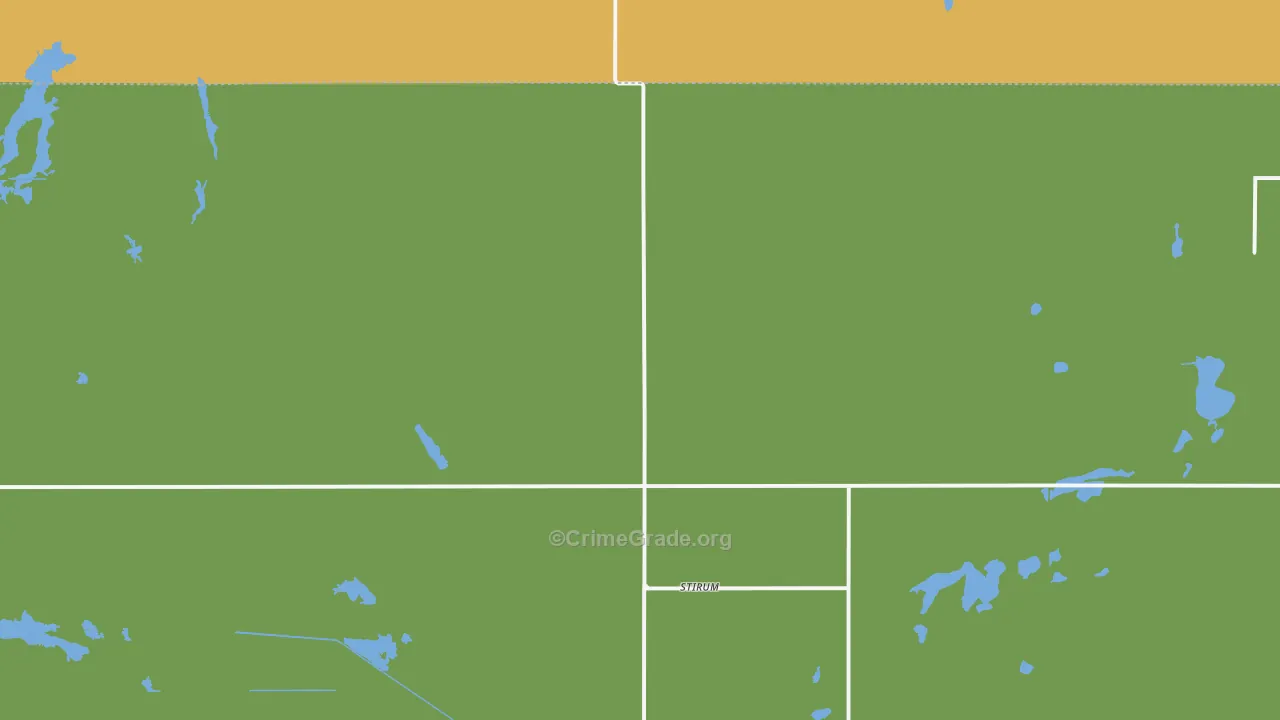 58069, ND Map of Drug-Related Crime Rates