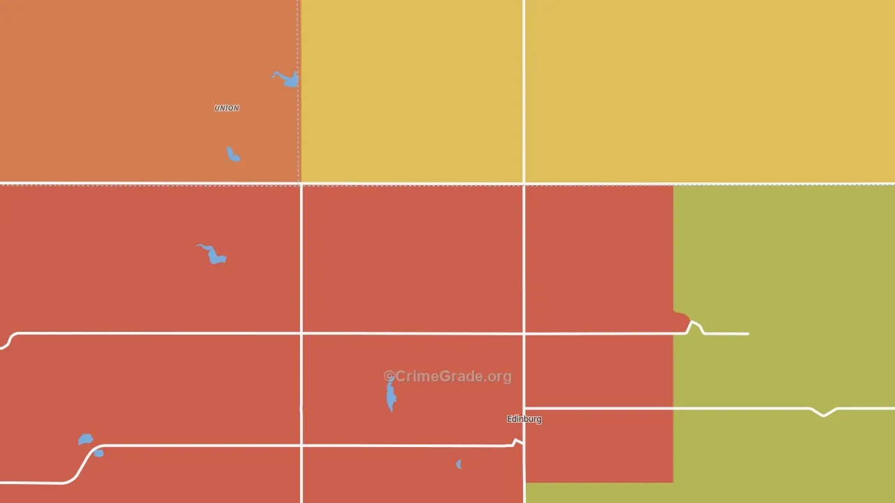 58227, ND Map of Drug-Related Crime Rates