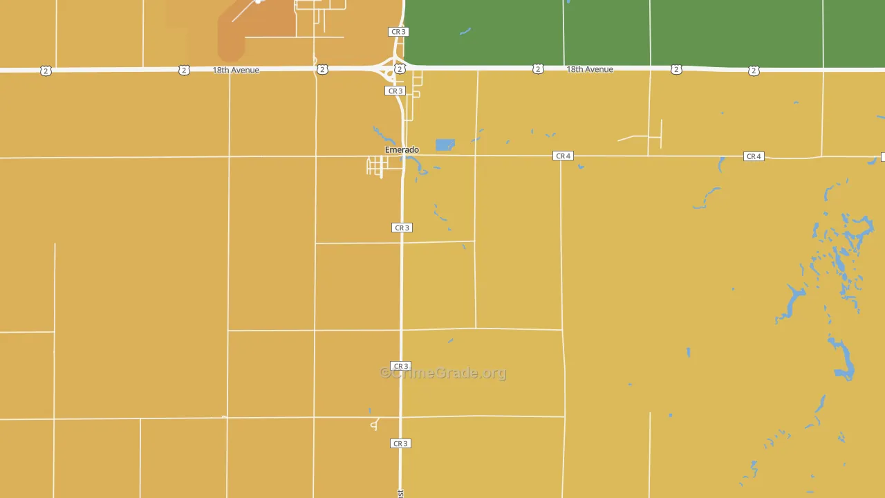 58228, ND Map of Drug-Related Crime Rates