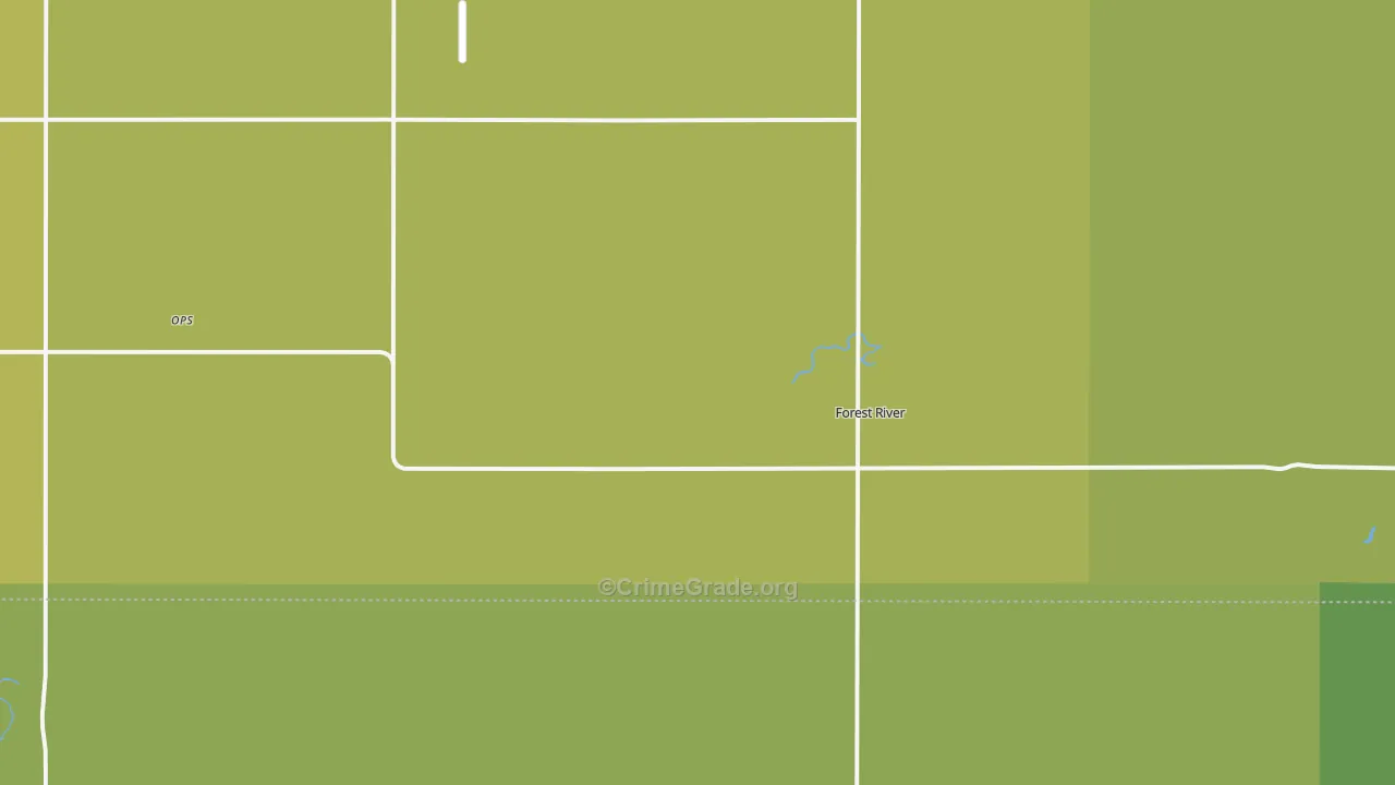 58233, ND Map of Drug-Related Crime Rates