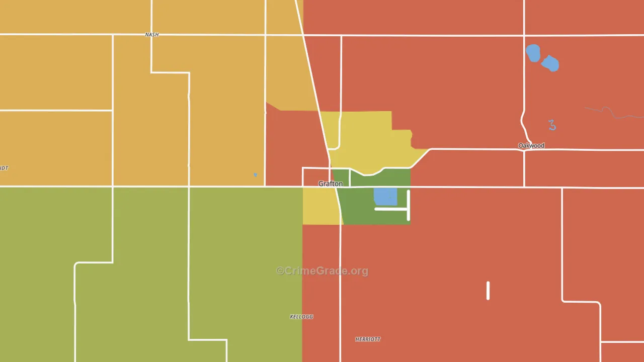 58237, ND Map of Drug-Related Crime Rates