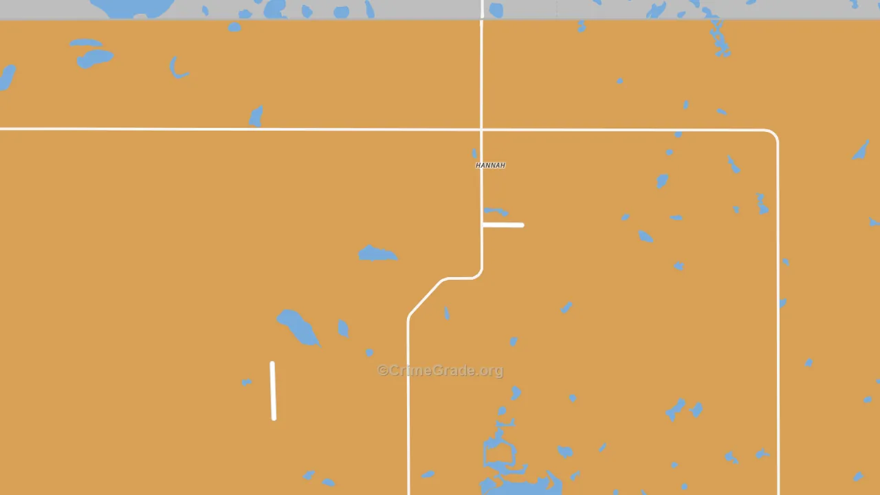 58239, ND Map of Drug-Related Crime Rates