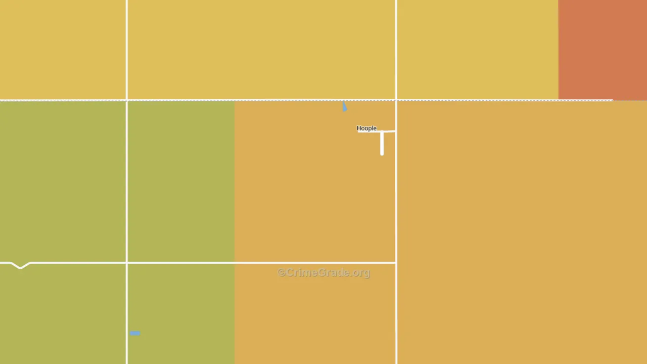 58243, ND Map of Drug-Related Crime Rates