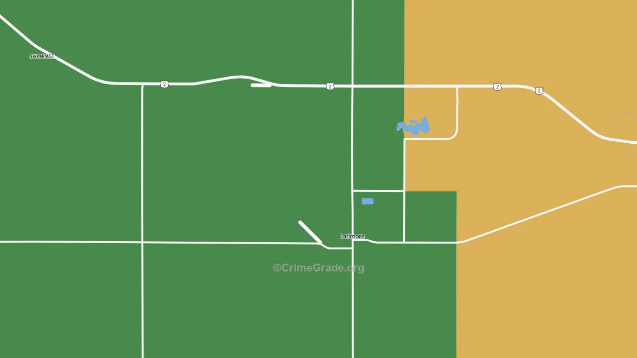58251, ND Map of Drug-Related Crime Rates