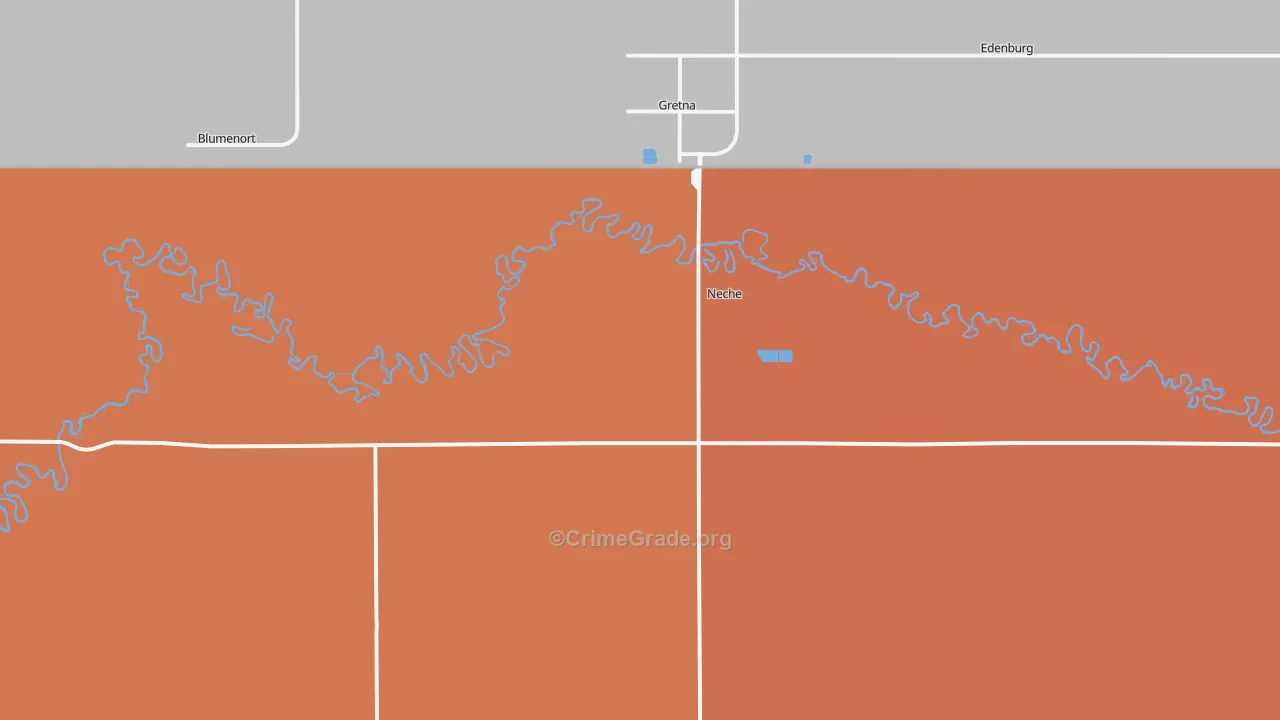 58265, ND Map of Drug-Related Crime Rates