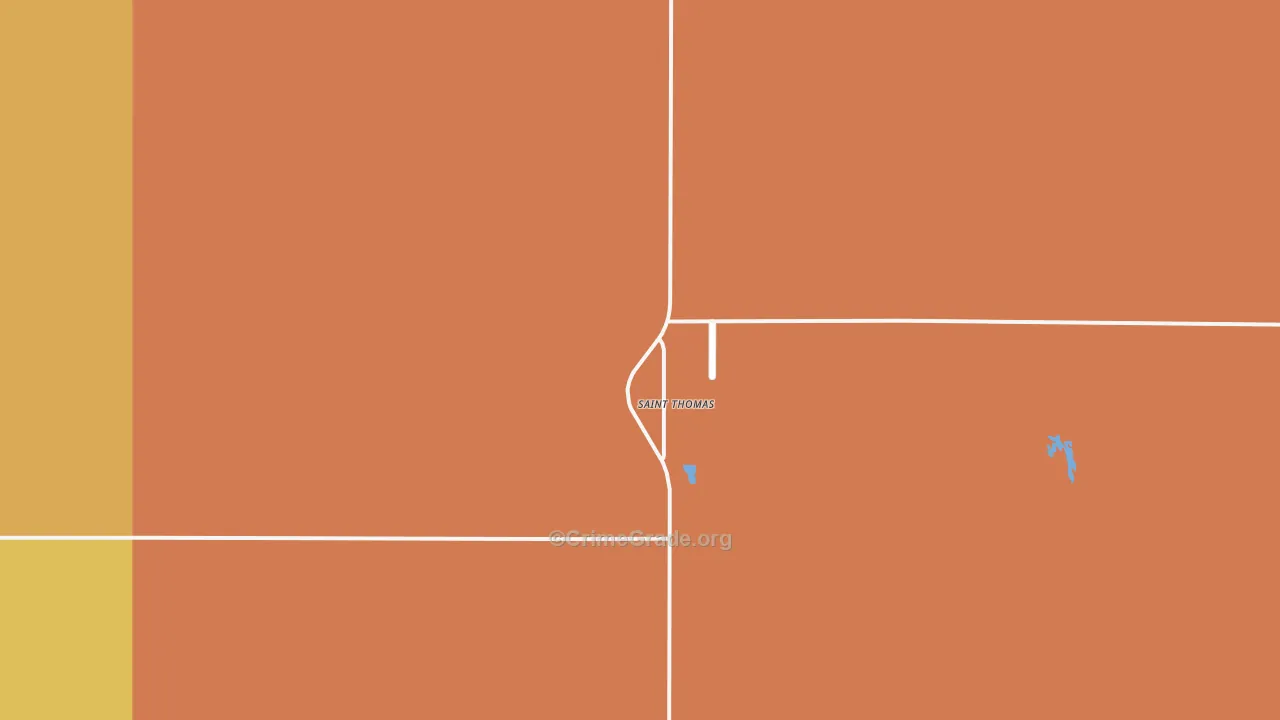 58276, ND Map of Drug-Related Crime Rates