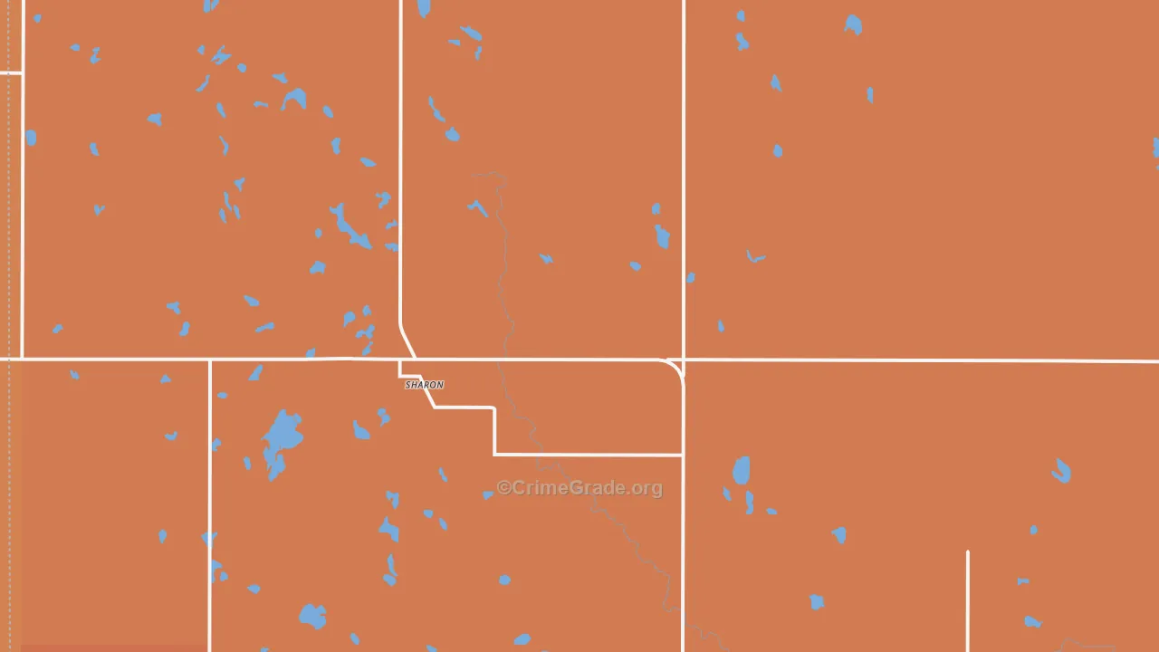 58277, ND Map of Drug-Related Crime Rates