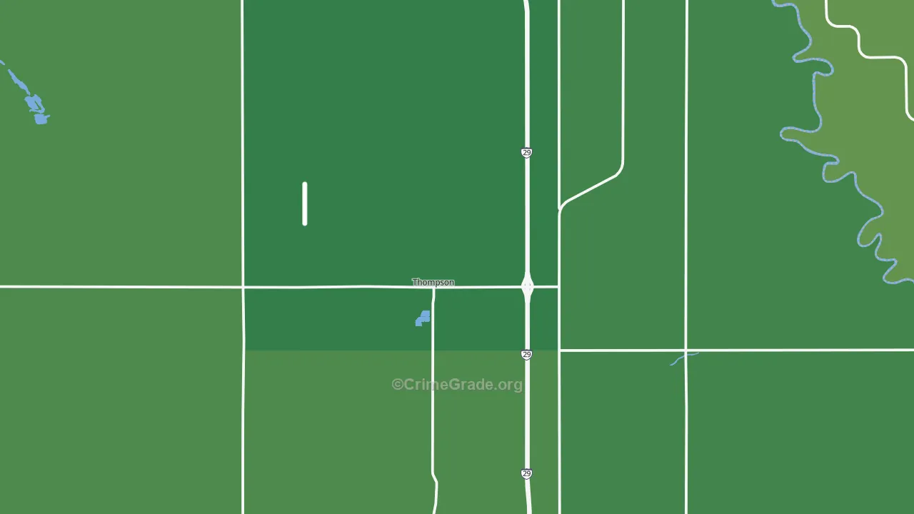 58278, ND Map of Drug-Related Crime Rates