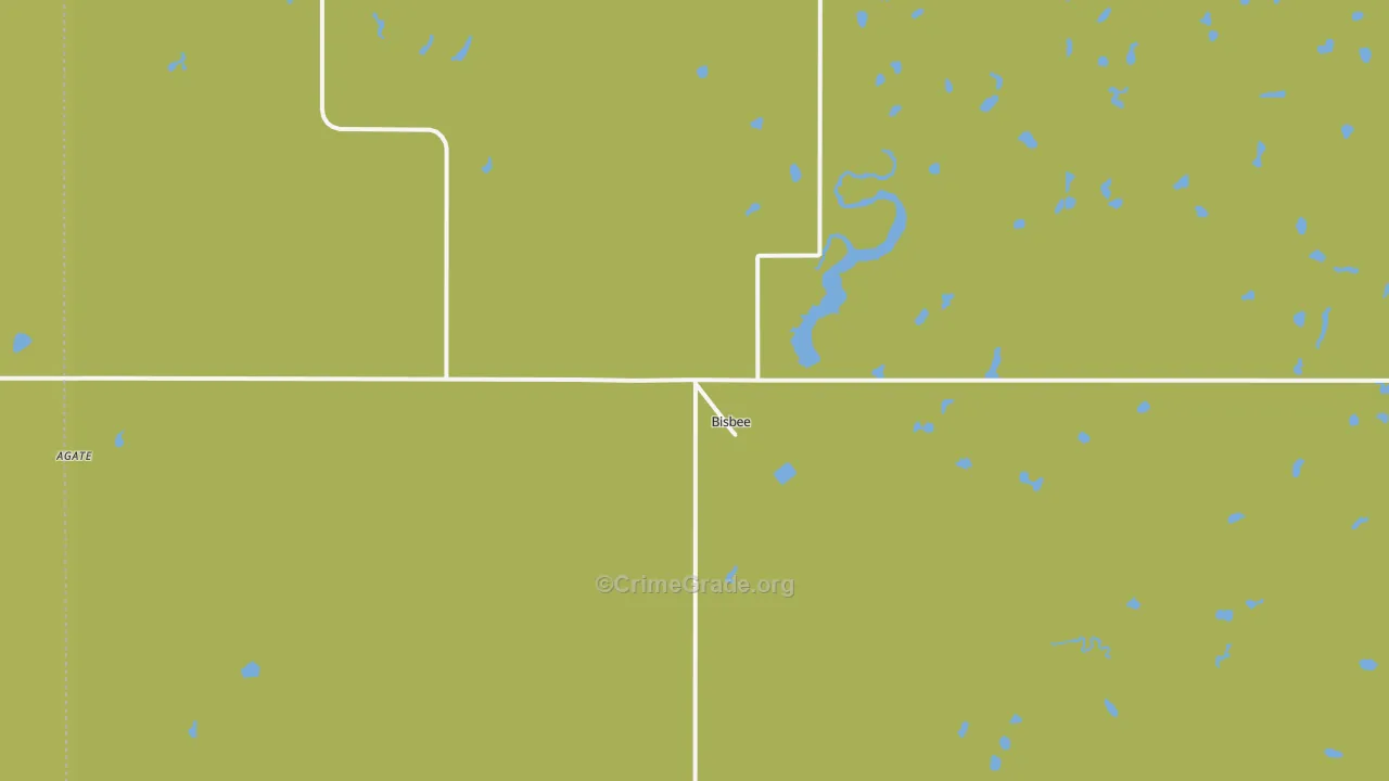 58317, ND Map of Drug-Related Crime Rates
