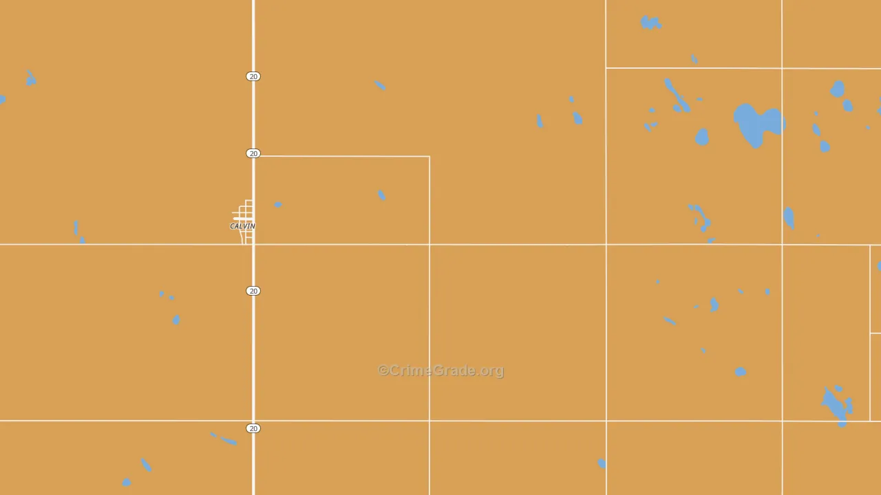 58323, ND Map of Drug-Related Crime Rates