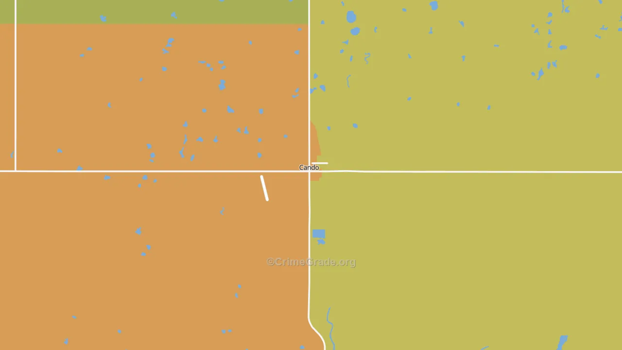58324, ND Map of Drug-Related Crime Rates