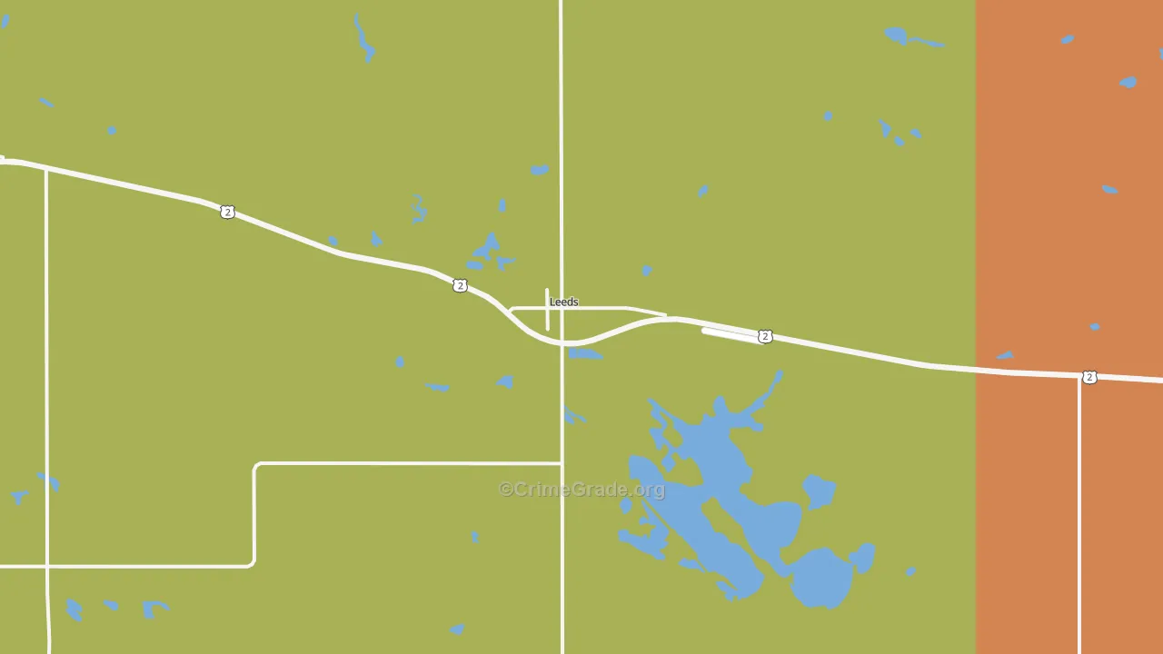 58346, ND Map of Drug-Related Crime Rates