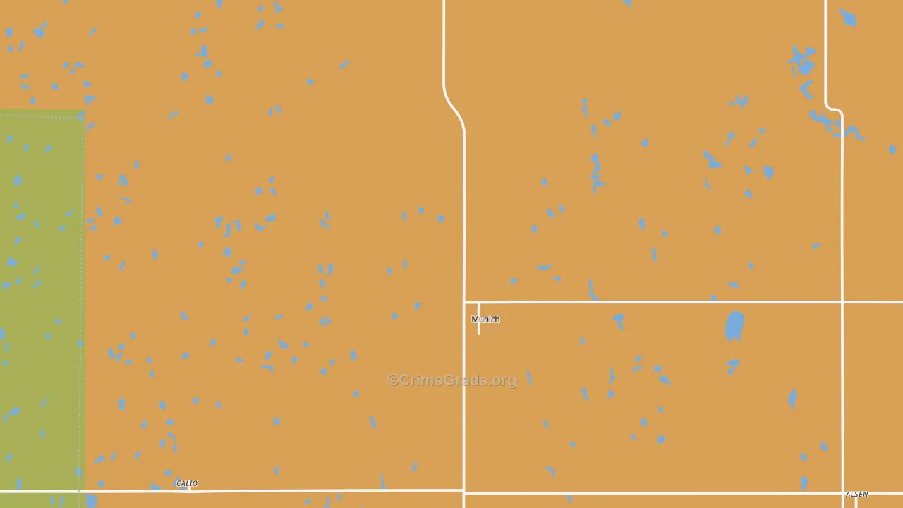 58352, ND Map of Drug-Related Crime Rates