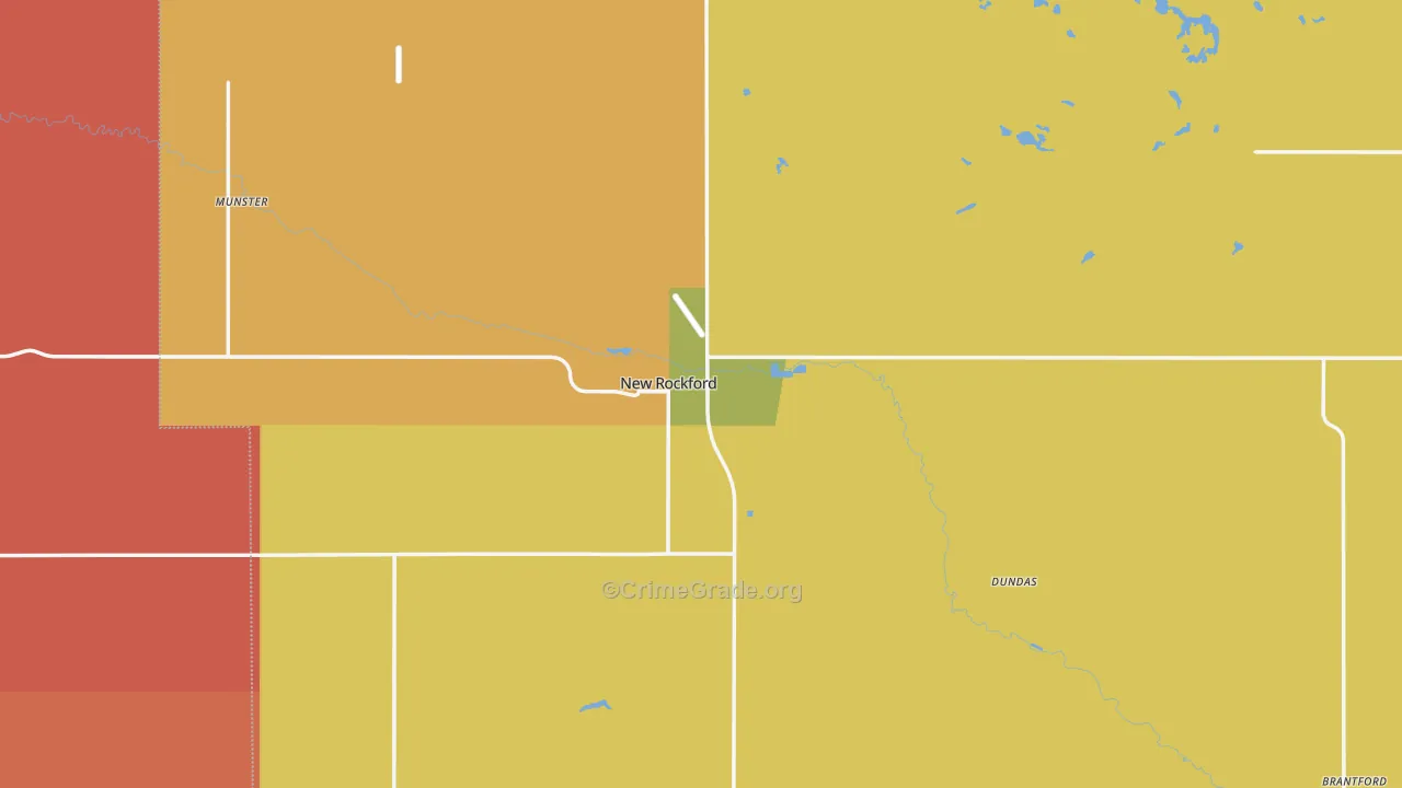 58356, ND Map of Drug-Related Crime Rates