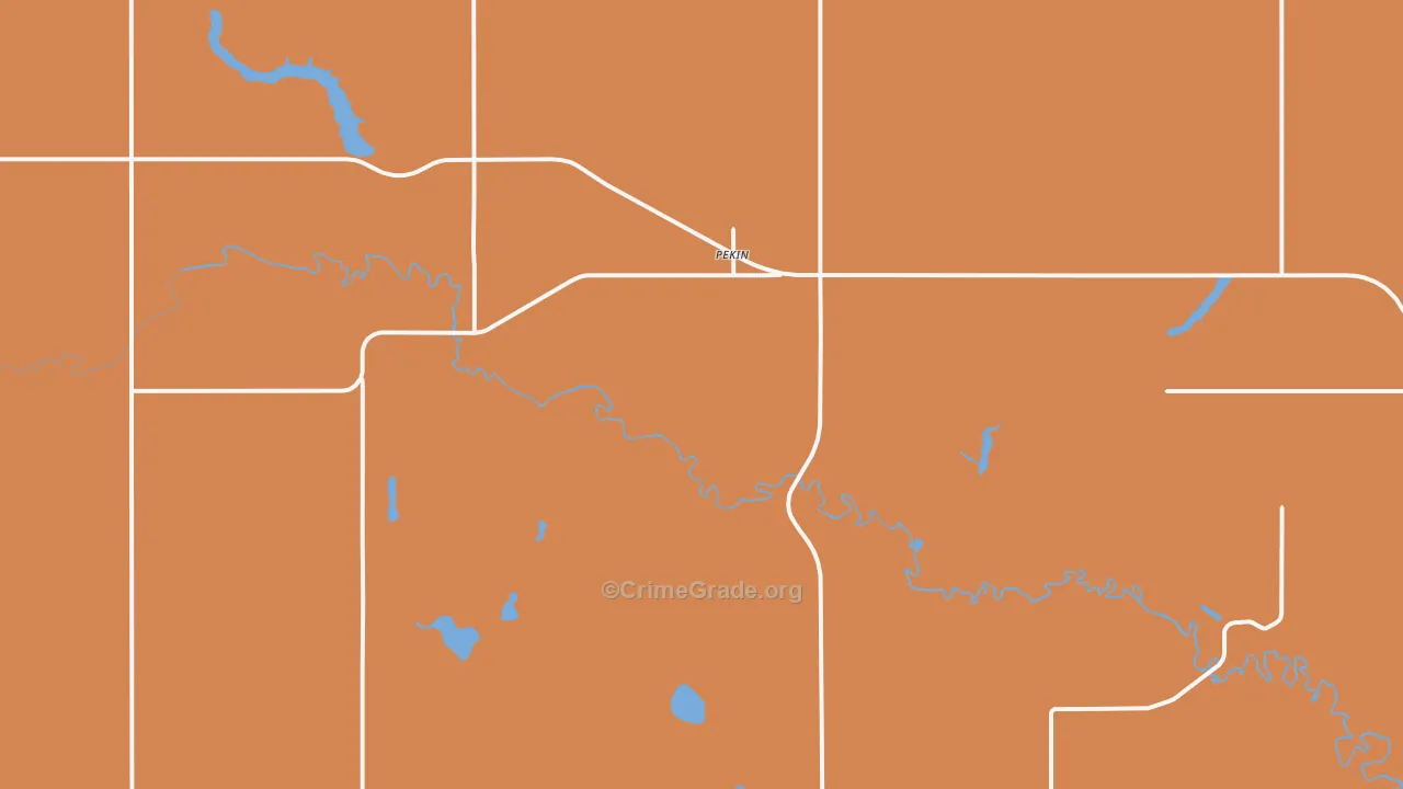 58361, ND Map of Drug-Related Crime Rates