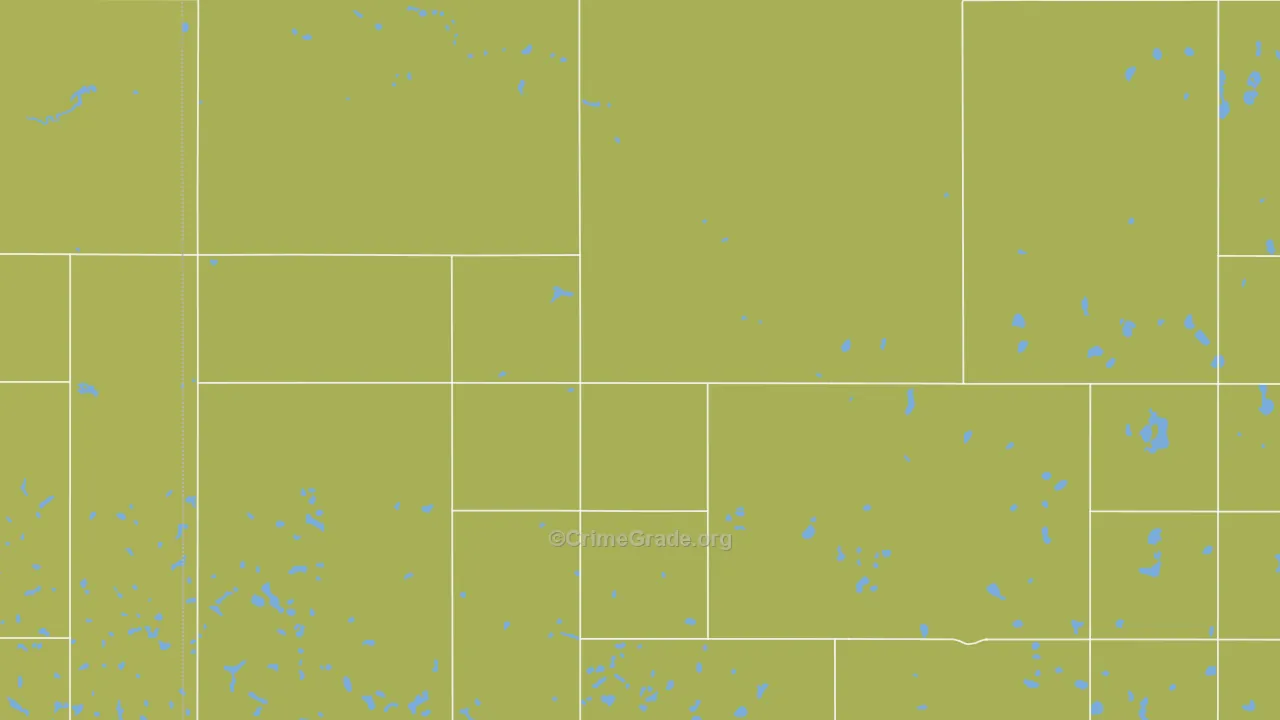 58363, ND Map of Drug-Related Crime Rates