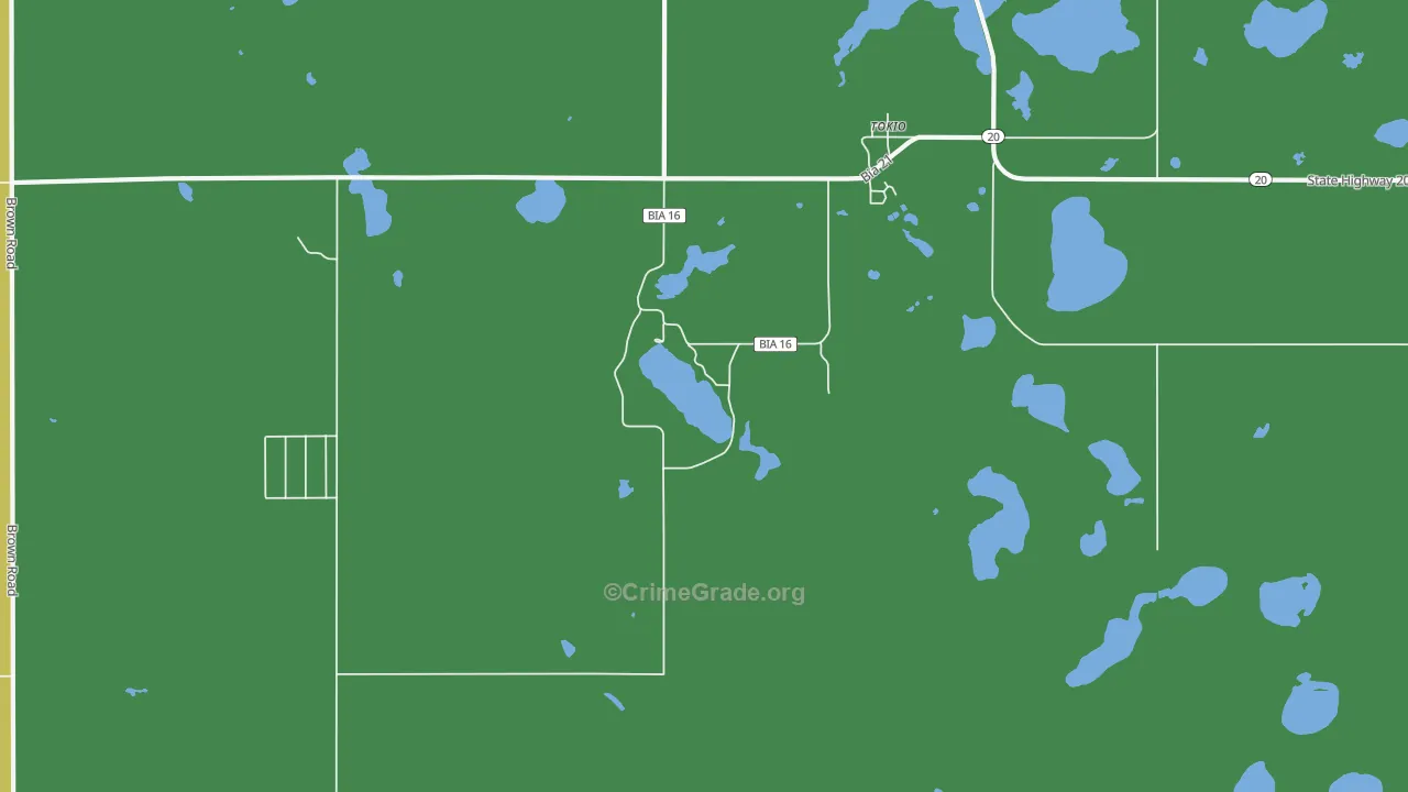 58379, ND Map of Drug-Related Crime Rates