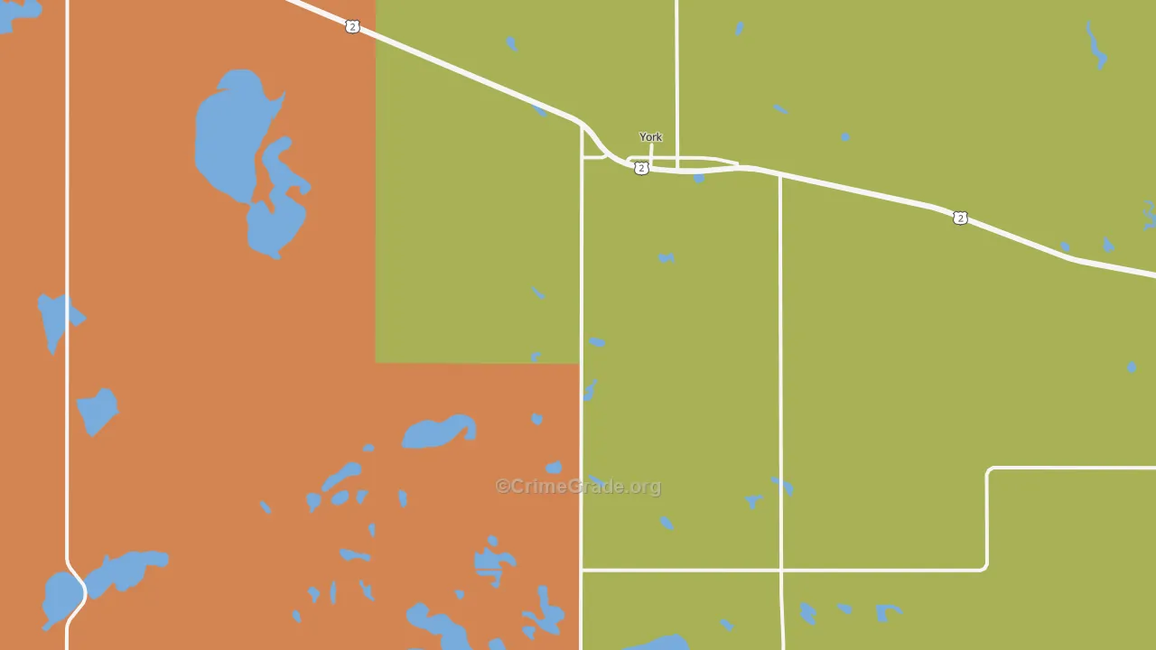 58386, ND Map of Drug-Related Crime Rates