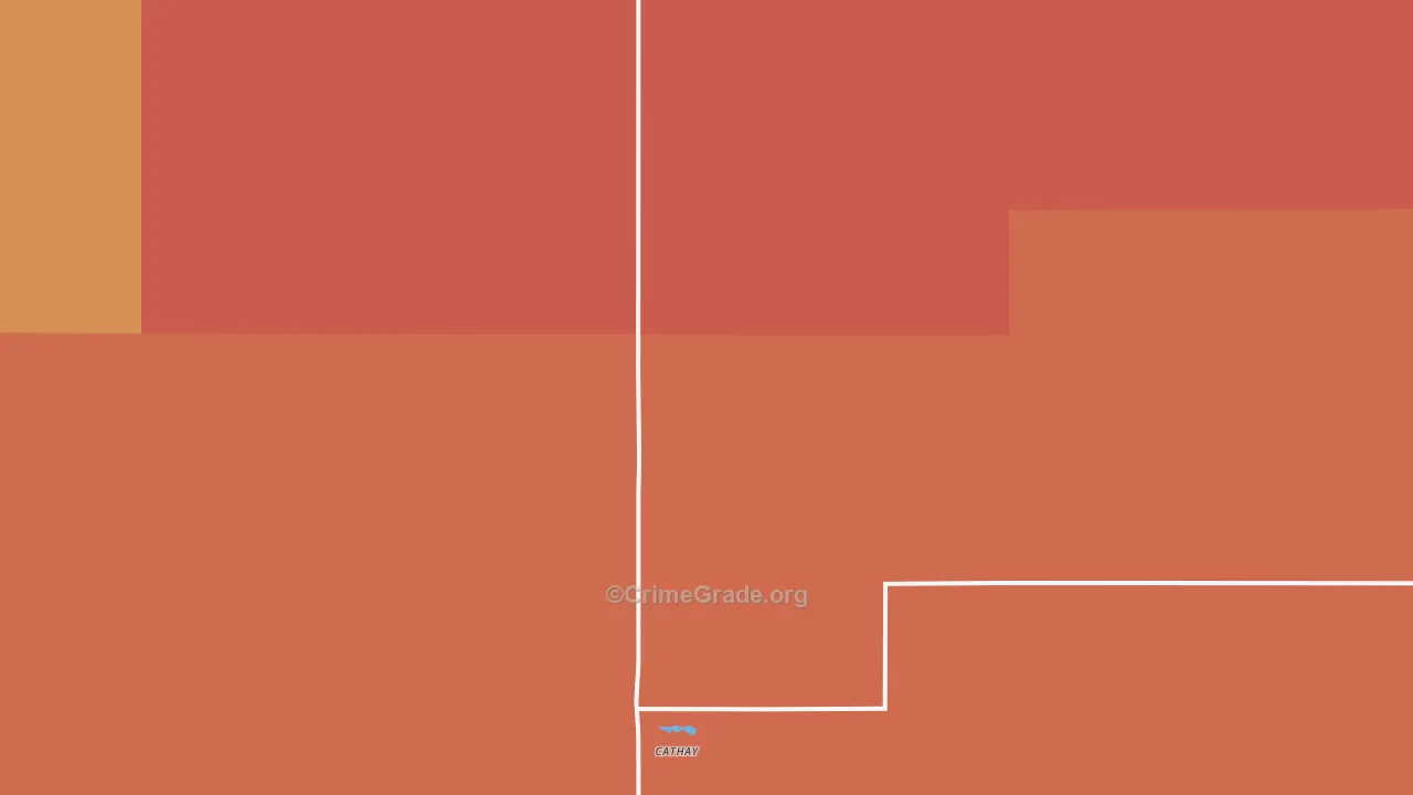 58422, ND Map of Drug-Related Crime Rates