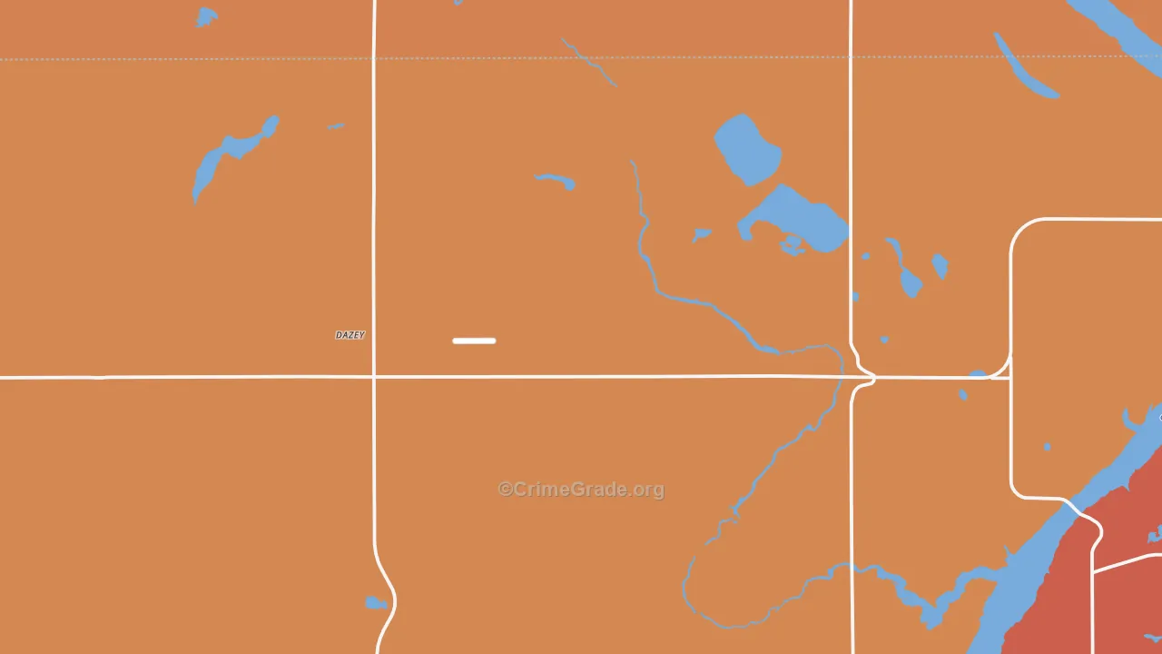 58429, ND Map of Drug-Related Crime Rates