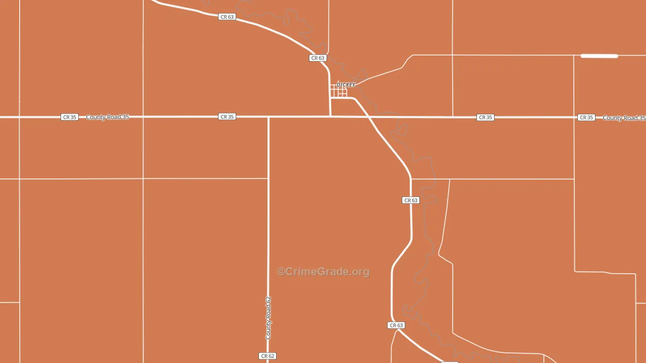 58431, ND Map of Drug-Related Crime Rates