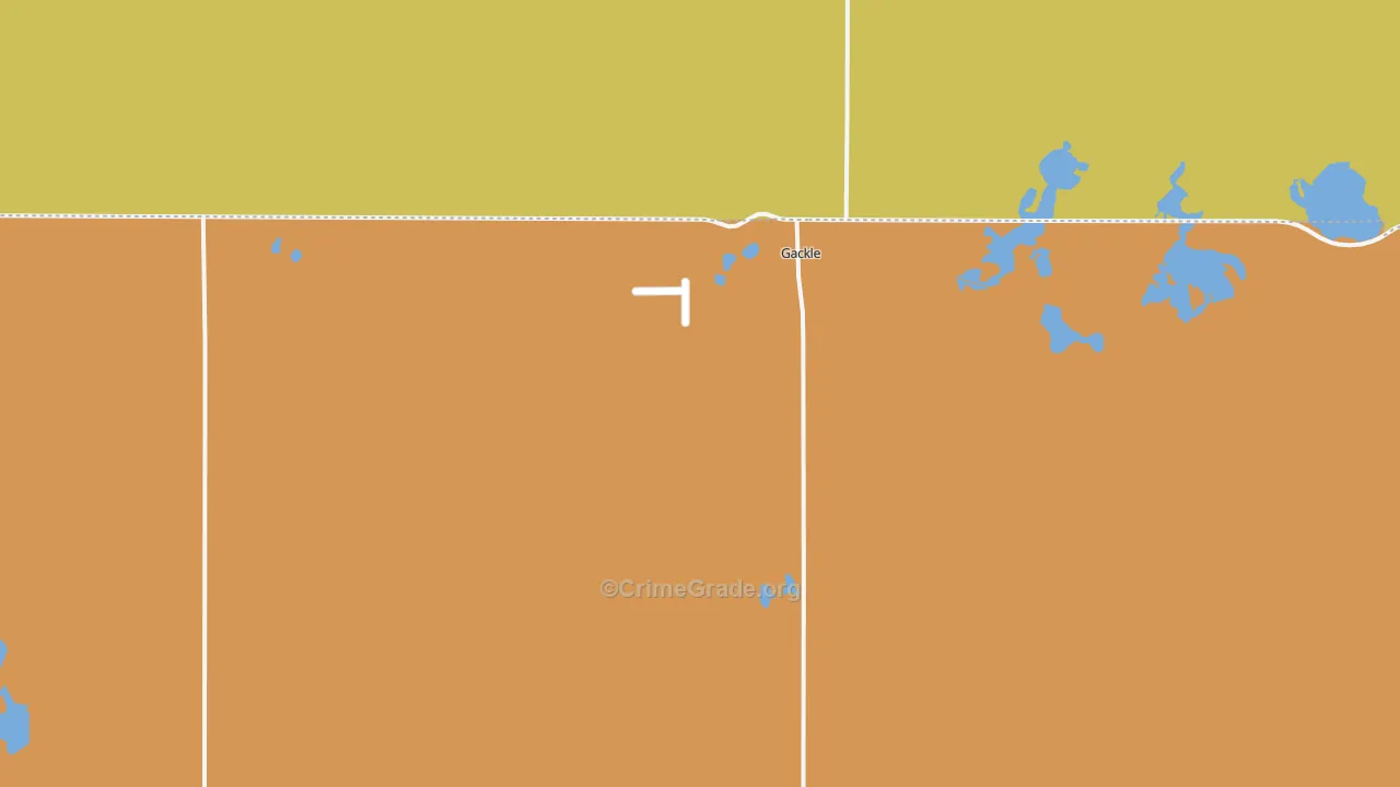 58442, ND Map of Drug-Related Crime Rates