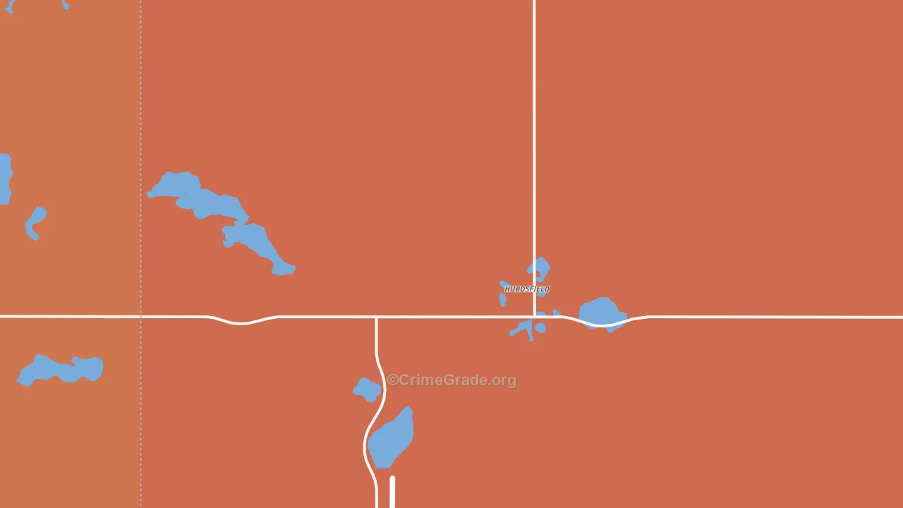 58451, ND Map of Drug-Related Crime Rates