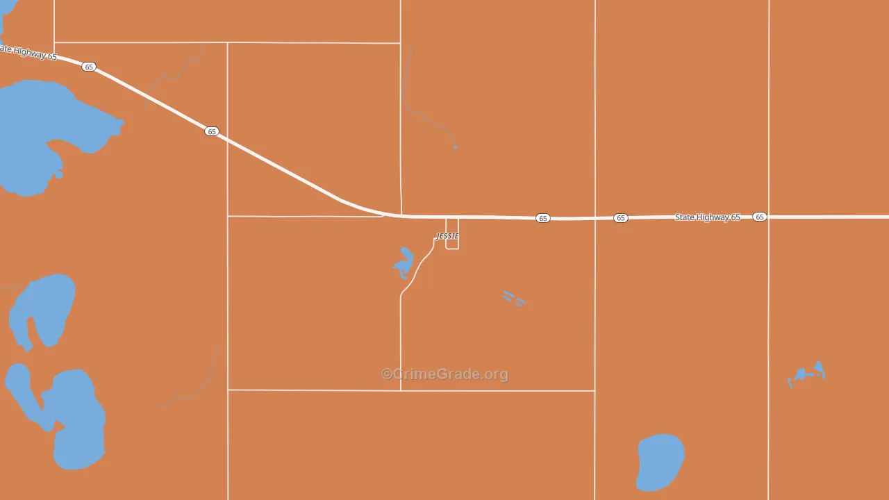 58452, ND Map of Drug-Related Crime Rates