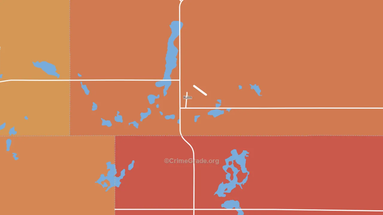 58456, ND Map of Drug-Related Crime Rates