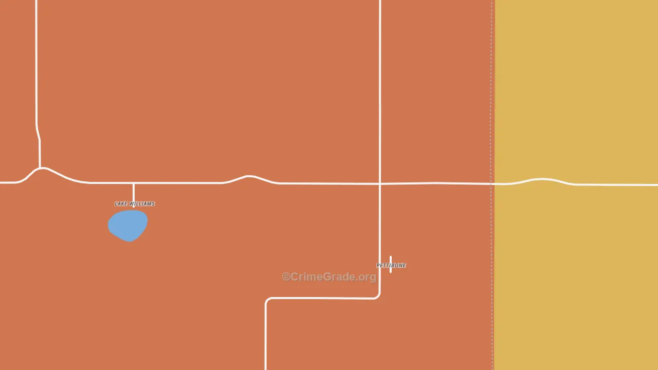 58475, ND Map of Drug-Related Crime Rates