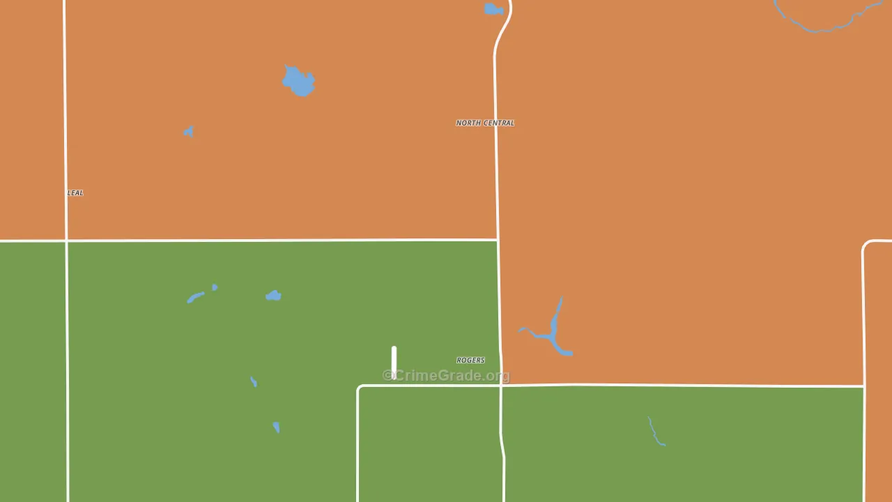 58479, ND Map of Drug-Related Crime Rates