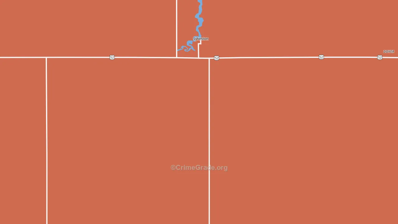 58486, ND Map of Drug-Related Crime Rates