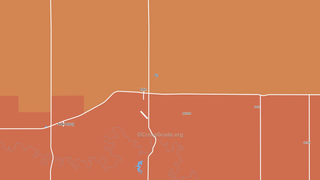 58533, ND Map of Drug-Related Crime Rates