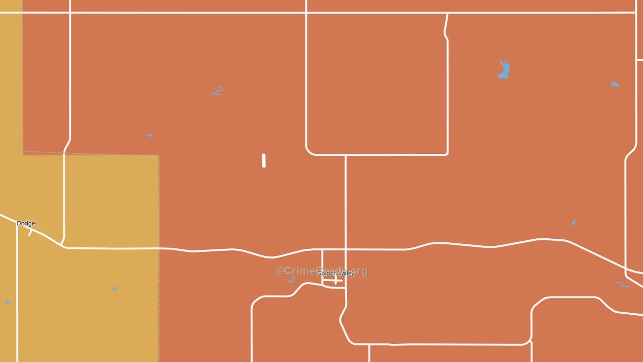 58541, ND Map of Drug-Related Crime Rates