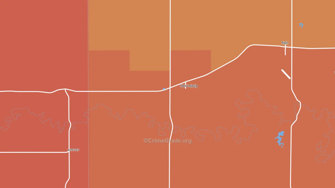 58562, ND Map of Drug-Related Crime Rates
