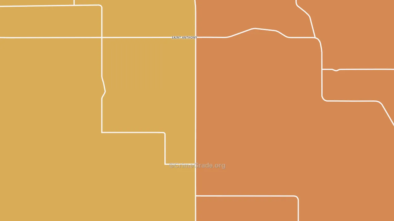 58566, ND Map of Drug-Related Crime Rates
